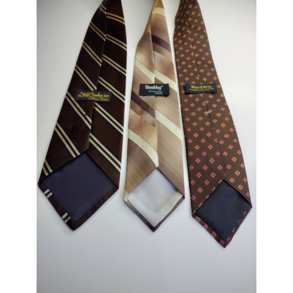 Bundle of 3 silk and silk blend ties - Picture 7 of 9